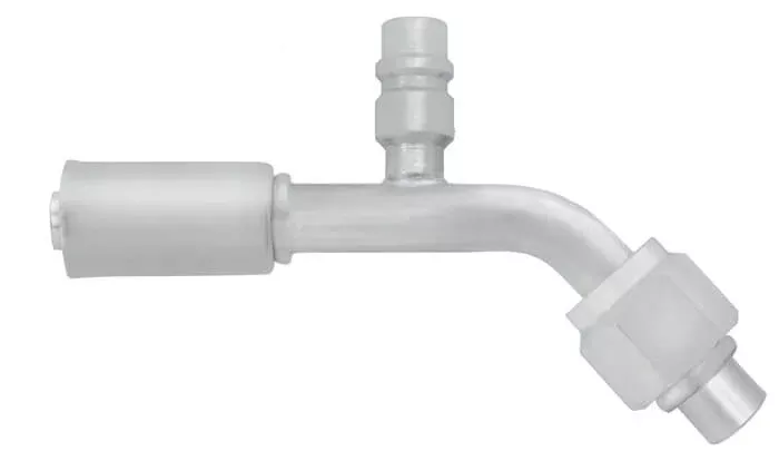 Steel Reduced Beadlock #6 Fitting 45 Degree Female O