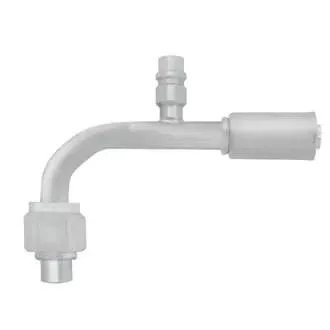 Steel Reduced Beadlock #6 Fitting 90 Degree Female O