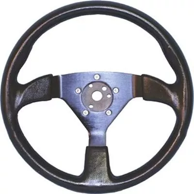 Steering Wheel Form 1 -black Grip/Spoke (190-14)