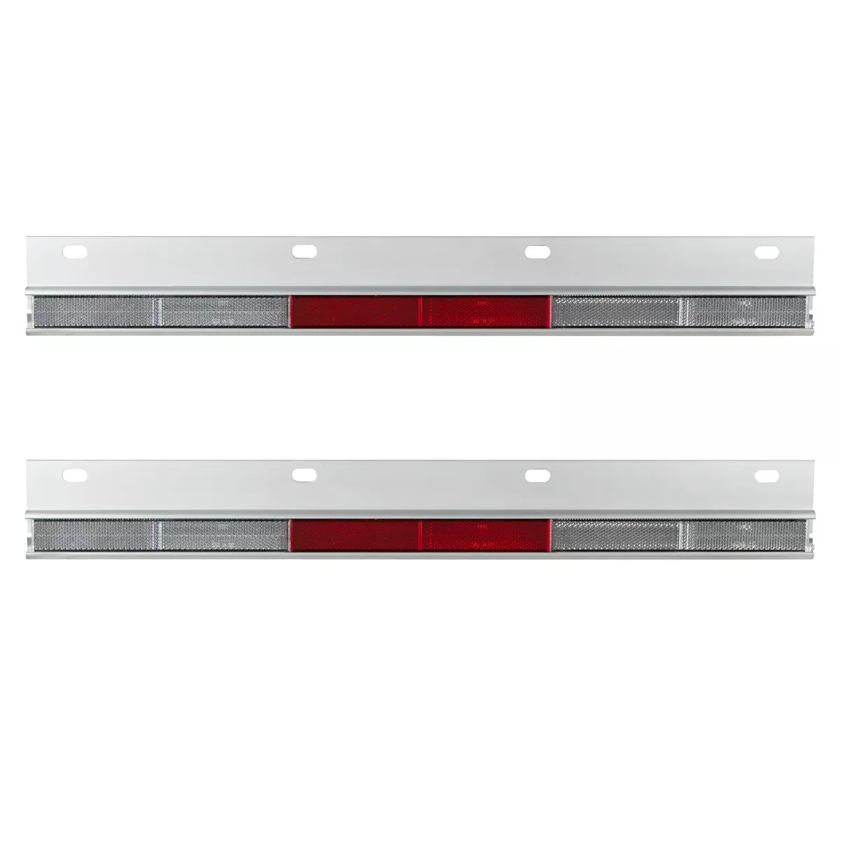 Straight Conspicuity Reflector Plate (Card of 2)