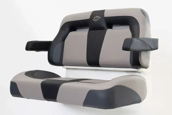 Suite Seats Sport Series - Golf Cart Seat Cushions - Grey & Black