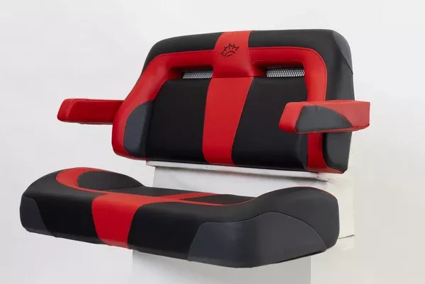 Suite Seats Sport Series - Golf Cart Seat Cushions - Red & Black