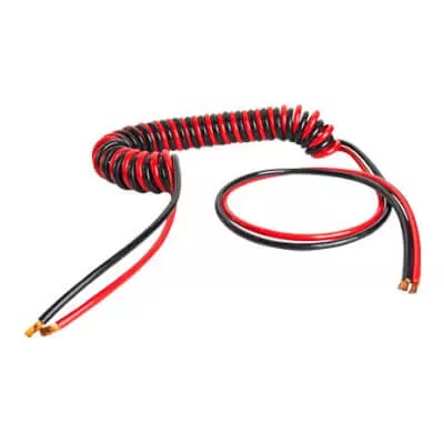 Suzi Coil 2 Core Bare Cable 200A Max Unbonded Polyurethane 4.6m Working Length Long Tail