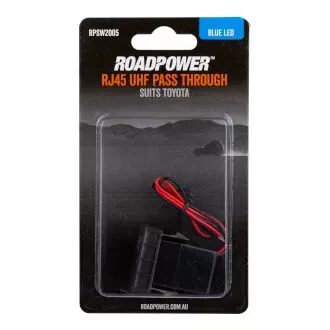 Switch Roadpower RJ45 Passthrough Suits Toyota Includes Harness 33 x 22mm Blue LED