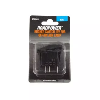 Switch Rocker 12V 20A 24V 10A OFF/ON SPST Auxillary Light Symbol Blue Illumination