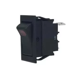 Switch Rocker 12V 20A ON/ON Red Amber