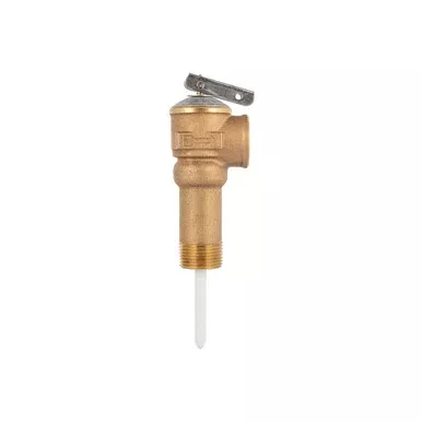 T&P Valve 3/4" w/2.5" Shank 4" Probe Coated, 150psi