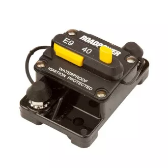 Thermal Circuit Breaker 12-48VDC 50A Surface Mount Manual Reset Ignition Protected IP67