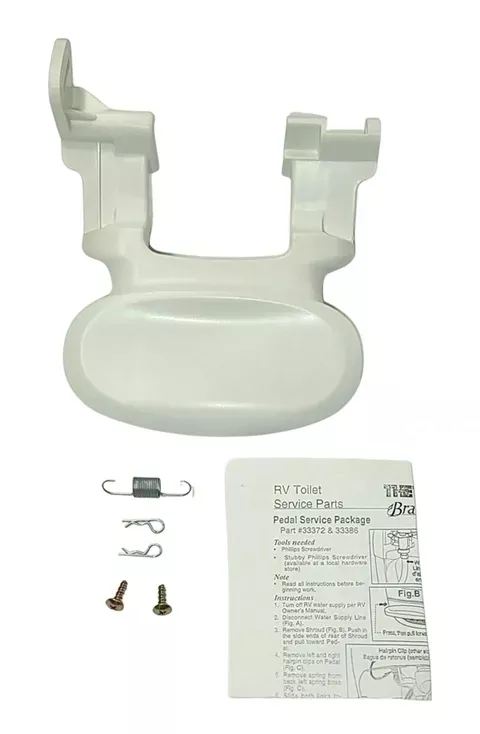 Thetford Aqua-Magic Bravura Toilet White Flush Pedal 33372