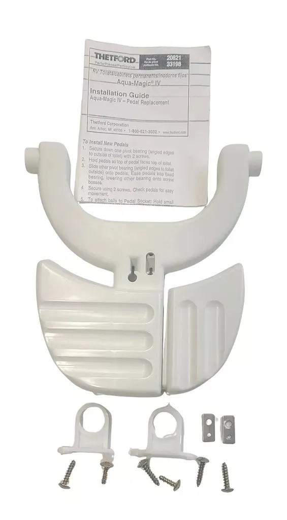 Thetford Aqua-Magic IV Toilet Foot Flush Pedal Package 33198