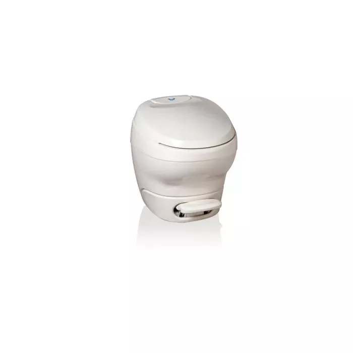 Thetford Bravura Parchment Low Profile Foot Flush Toilet