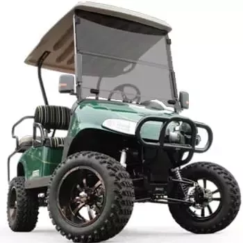 Tinted E-Z-GO RXV Folding Windshield (Fits 2008-Up)