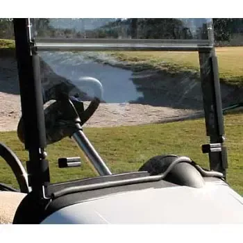 Tinted E-Z-GO TXT Folding Windshield – 1/4″ (Works with 1994.5-Up)