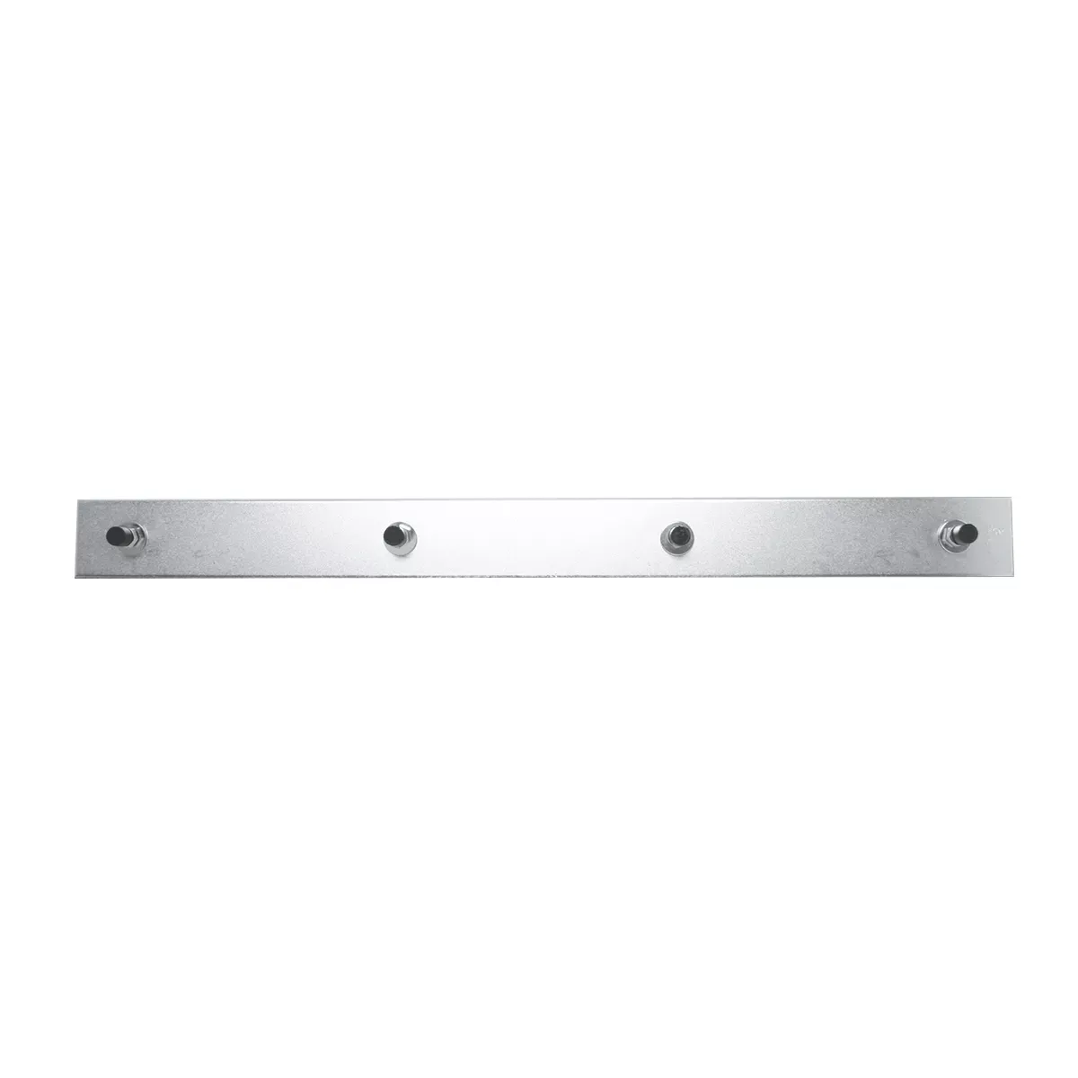 Top Flap Plates 4 Welded Studs Chrome- 2" x 24"