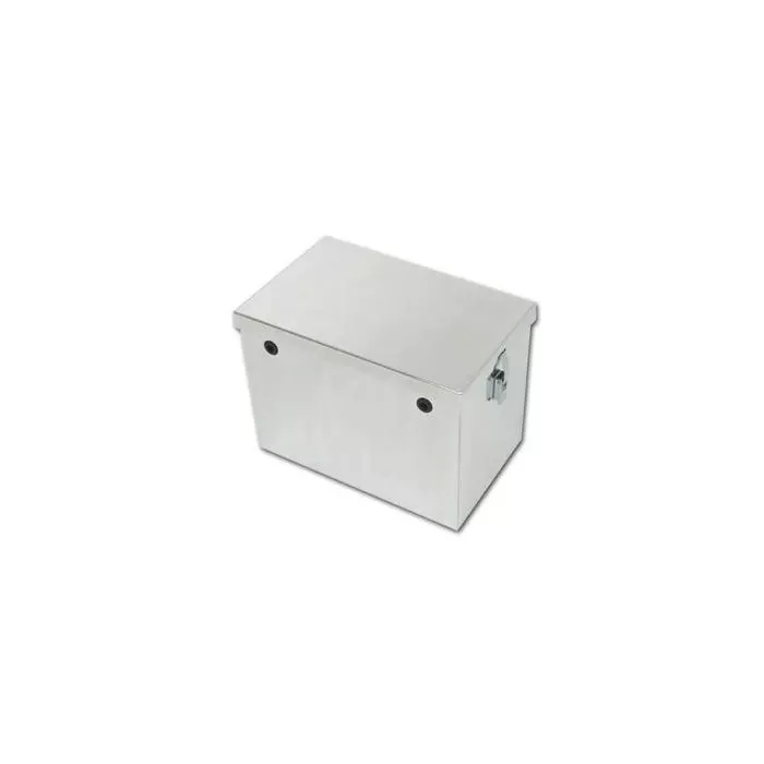 Tow-Rax 14″ Aluminum Battery Box With Polished Finish