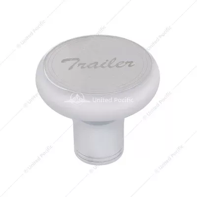 "Trailer" Deluxe Air Valve Knob with Stainless Plaque & Cursive Script