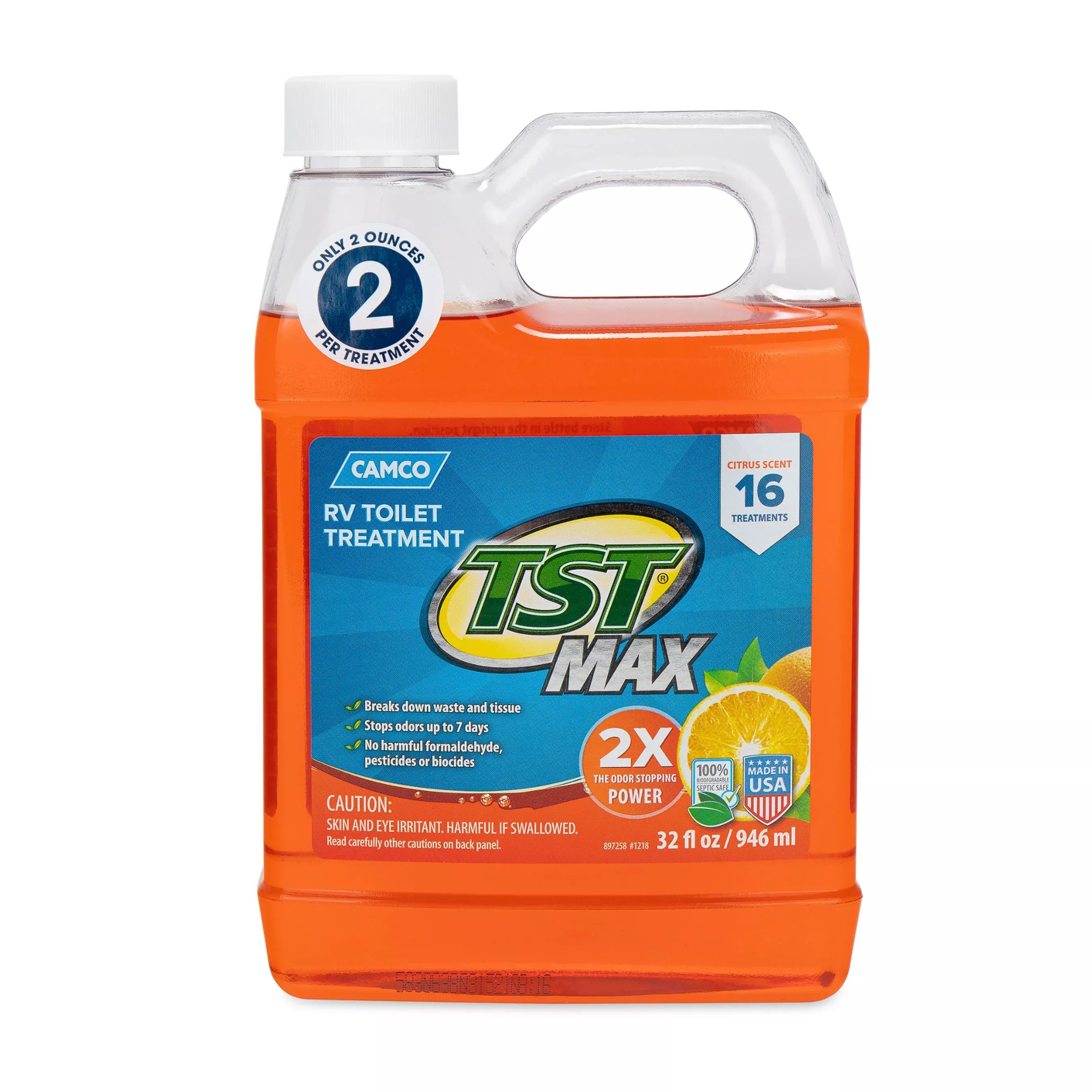 TST MAX Orange Power Toilet Treatment, 32 oz