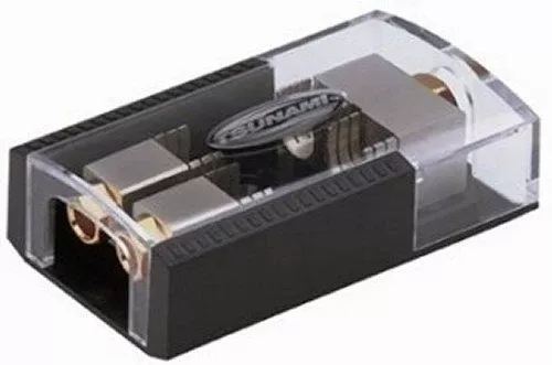 Tsunami Slimline 2 position AGU Block w/LOK-Nut one 4 gauge input, two 8 gauge output