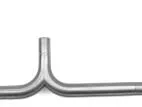 Universal 5 inch Diameter Exhaust Y Pipe Use With Drop 90 Long Elbows Rod & Picket Style