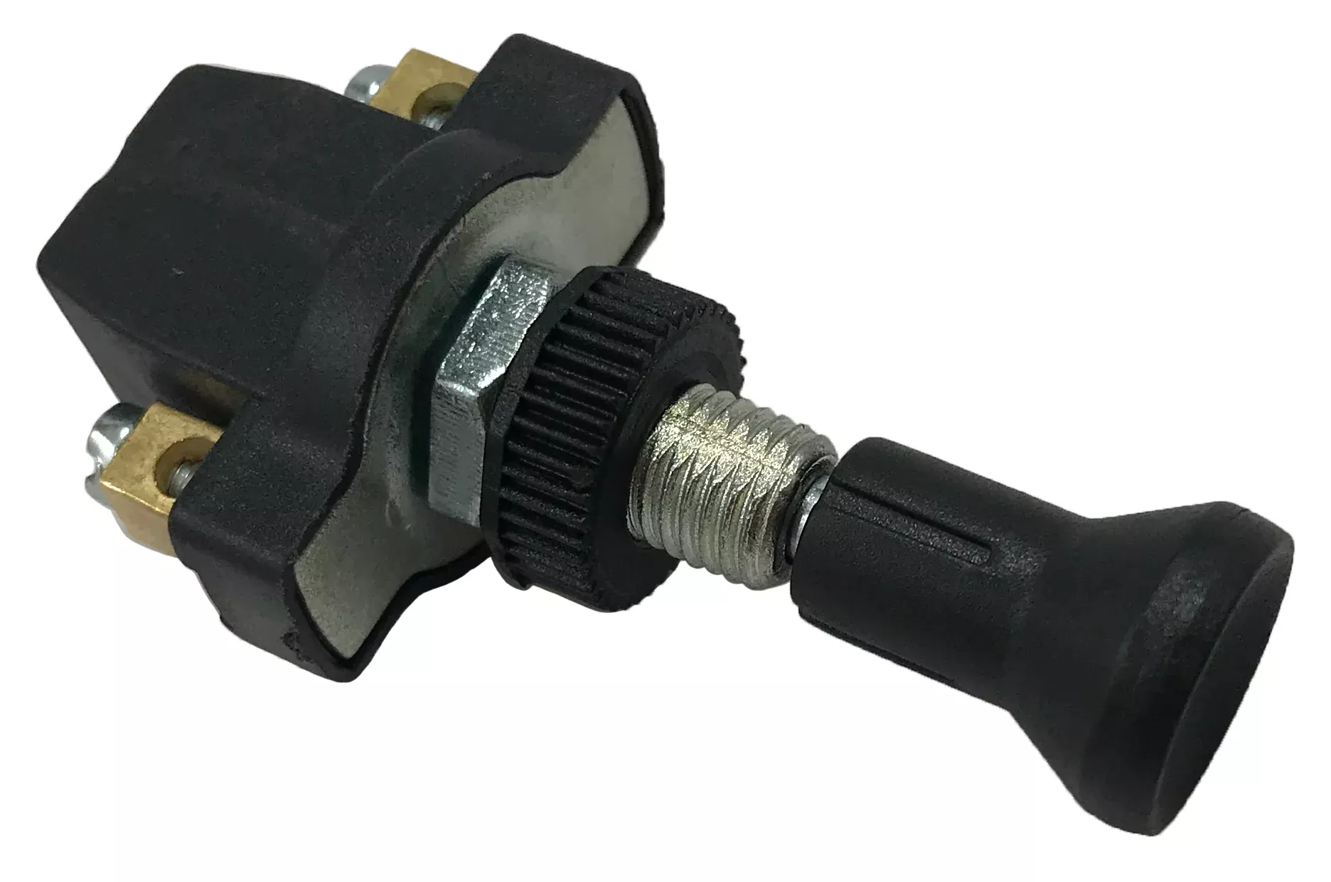 Universal Euro Style Push-Pull Switch 12V 16 Amps - 1 or 2 Pack