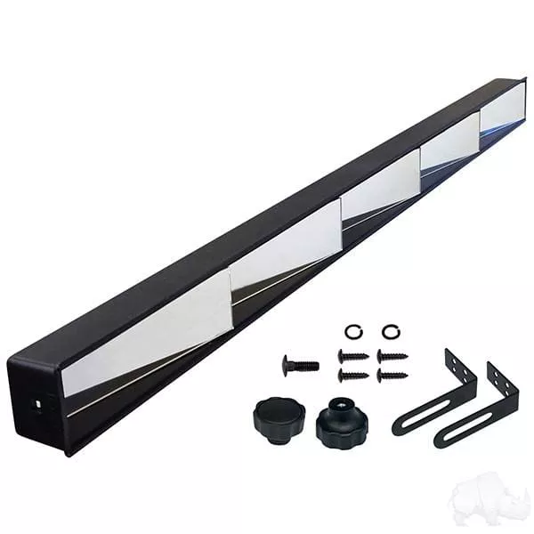Universal Golf Cart Five Panel Rearview Mirror