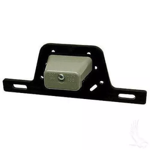 Universal Golf Cart Illuminated Street Legal License Plate Bracket Holder