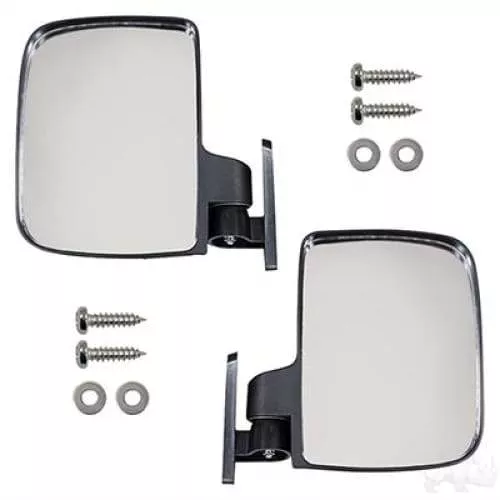 Universal Golf CartSide Mirror Set of 2 UTV Style Top Strut Mount