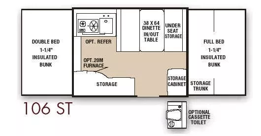 Used 2007 Coachmen Clipper 106 ST