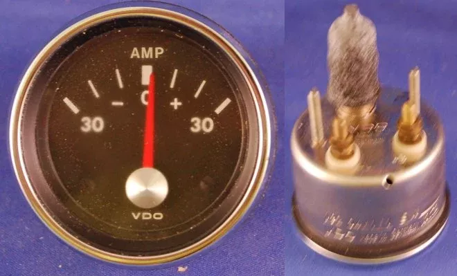 VDO MARINE Ammeter 2-3/8" Diameter 30 - 0 - 30 Scale
