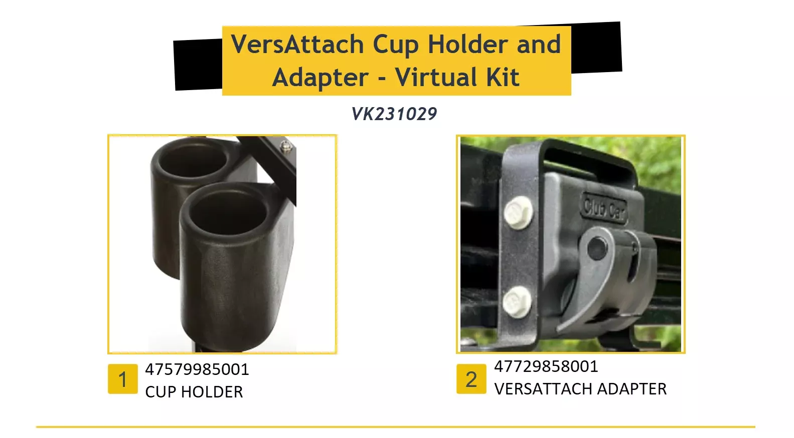 VersAttach Cup Holder and Adapter Kit