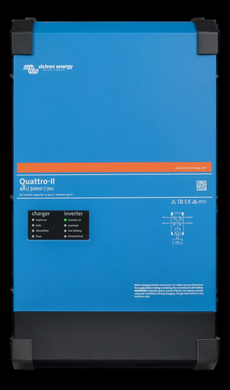 Victron Energy Quattro-II 48/5000/70-50/50 230V