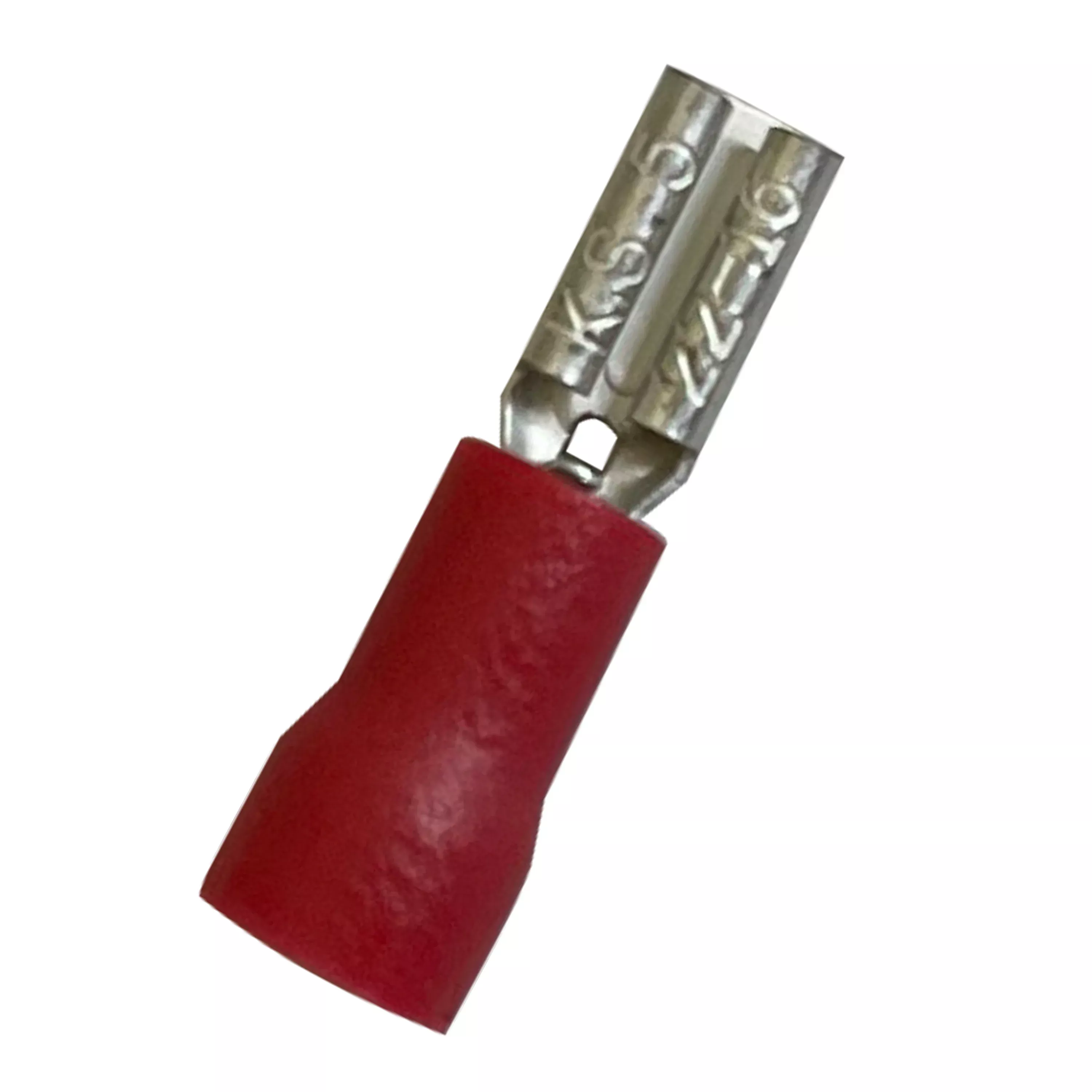 Vinyl Insulated Red Female Quick Disconnect Connector 22-18 Gauge .110 Tab - 100 or 300 Pack