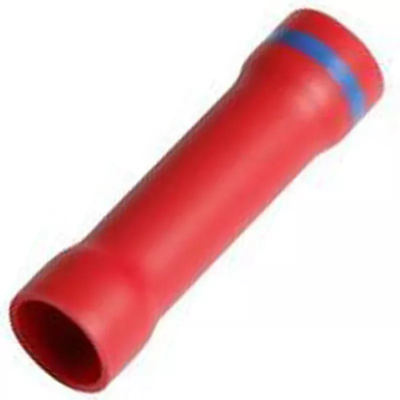 Vinyl Insulated Step Down Butt Connector - 8 Gauge to 16-14 Gauge - 10 or 100 Pack