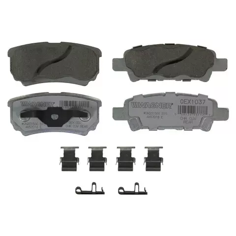 Wagner Brake Disc Brake Pad Set P/N:OEX1037