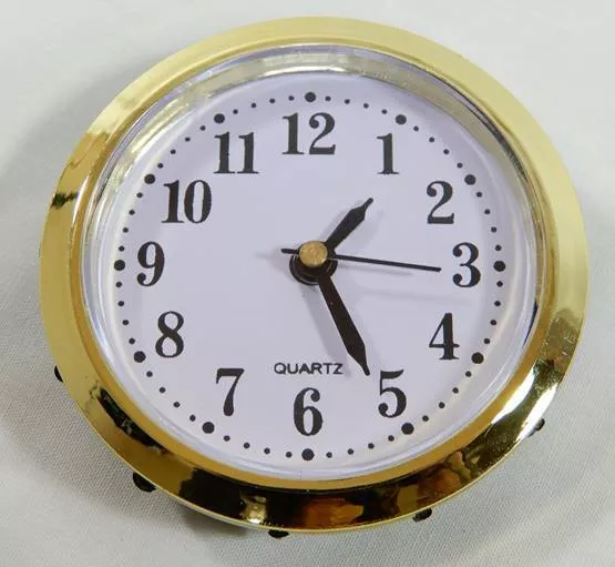 Wall Clock Gold 6cm