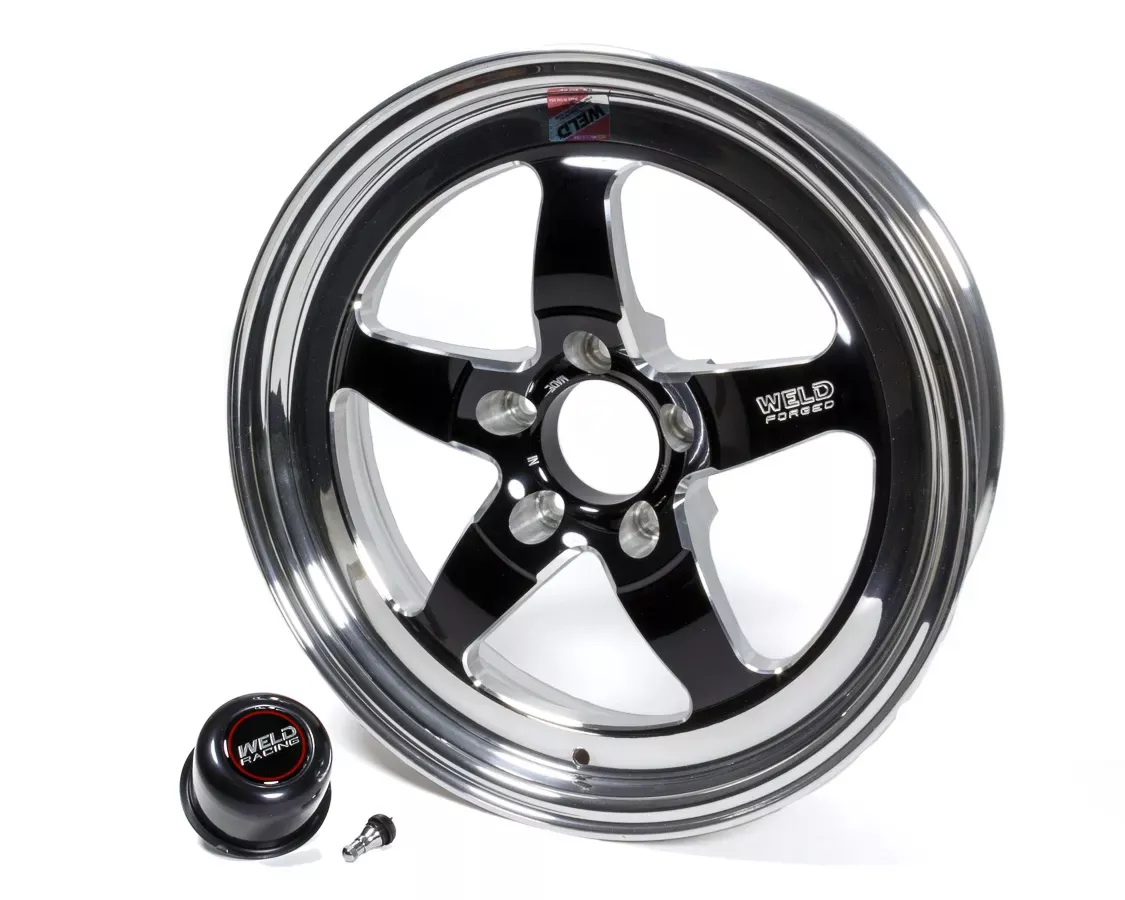 Weld Racing - 71HB7050N22A -Weld Racing Wheel, S71, 17 x 5 in, 2.200 in Backspace, 5 x 120 mm Bolt Pattern, HIGH Pad, Aluminum, BLACK