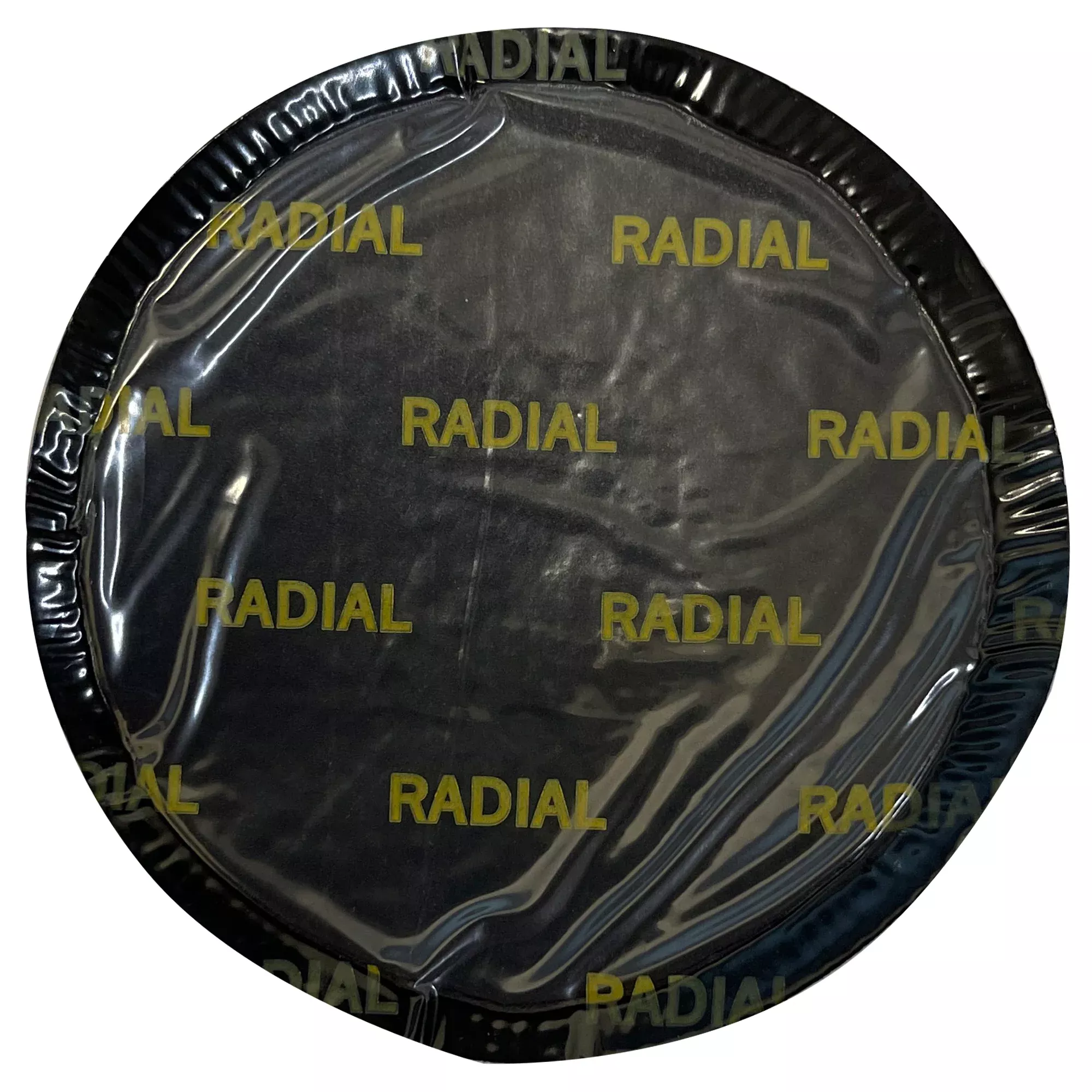 Western Weld 3 1/8" (80 mm) Large Round Double Rubber Radial Tire Repair Patch - 30 to 1000 Pack