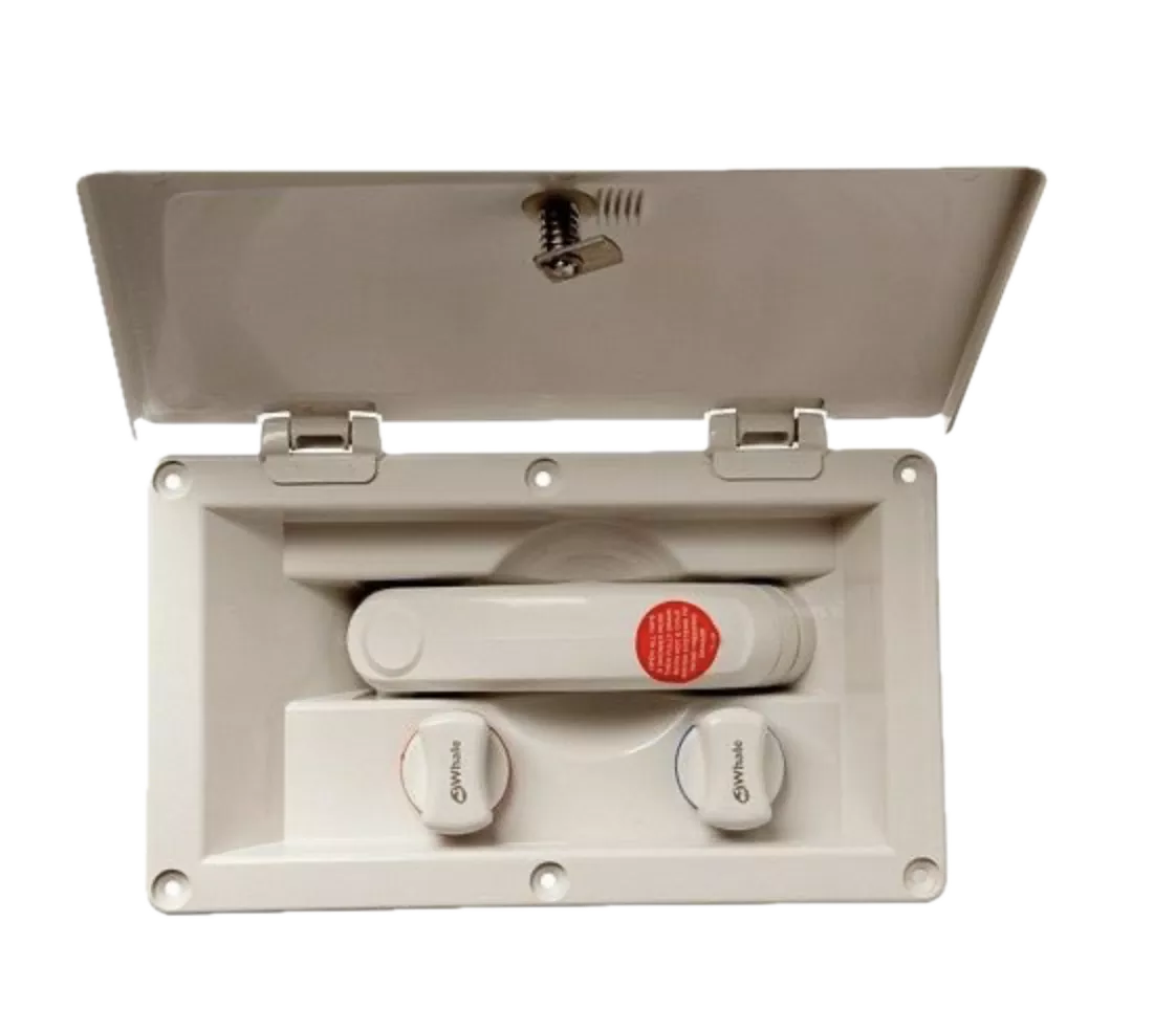 White Exterior RV & Marine Shower RT2658 by WHALE