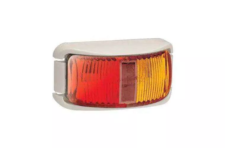 White Side Marker Clearance Lightred and Amber Led - Model 16 Narva
