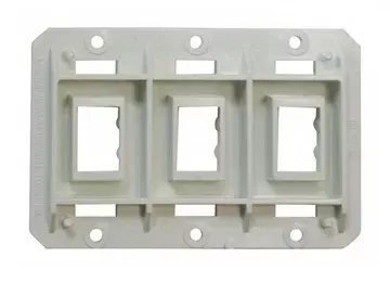 White Triple Contoured Switch Assembly Base AH-FLR-3-1