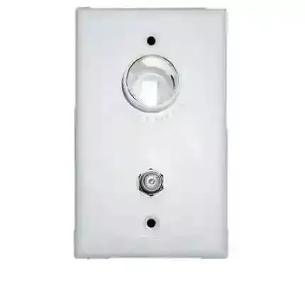Winegard White 2nd TV Wall Plate Only. Tg-0741