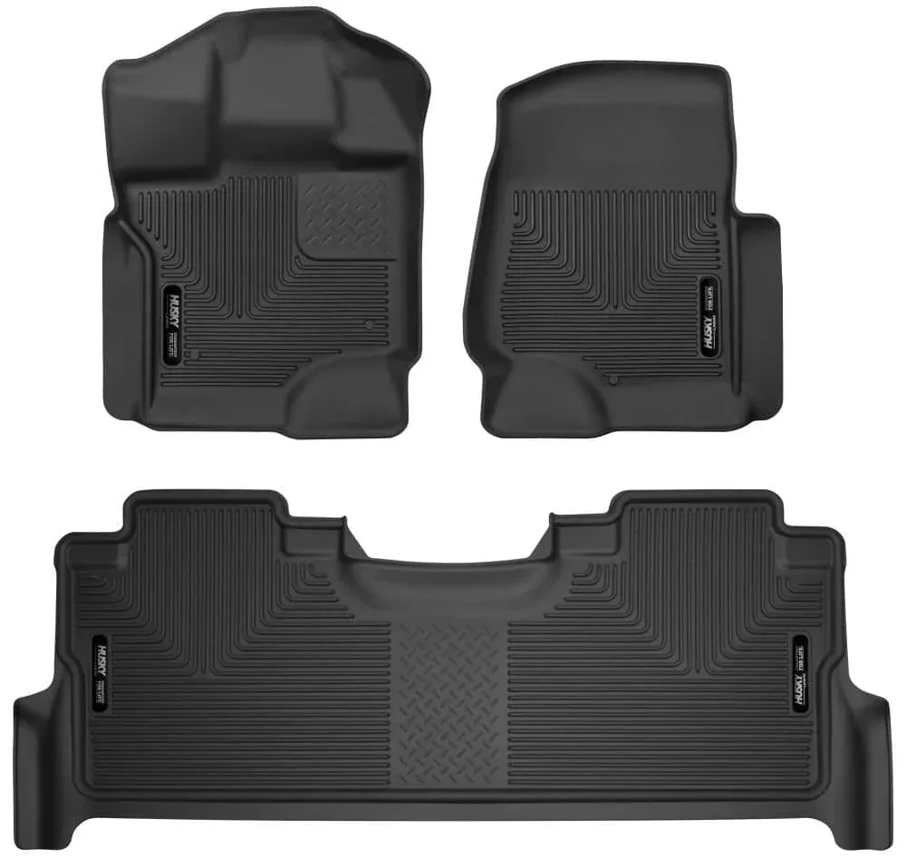 X-ACT FLOOR LINERS 21-26 F150 CREW WITH FOLD FLAT STORAGE-53468