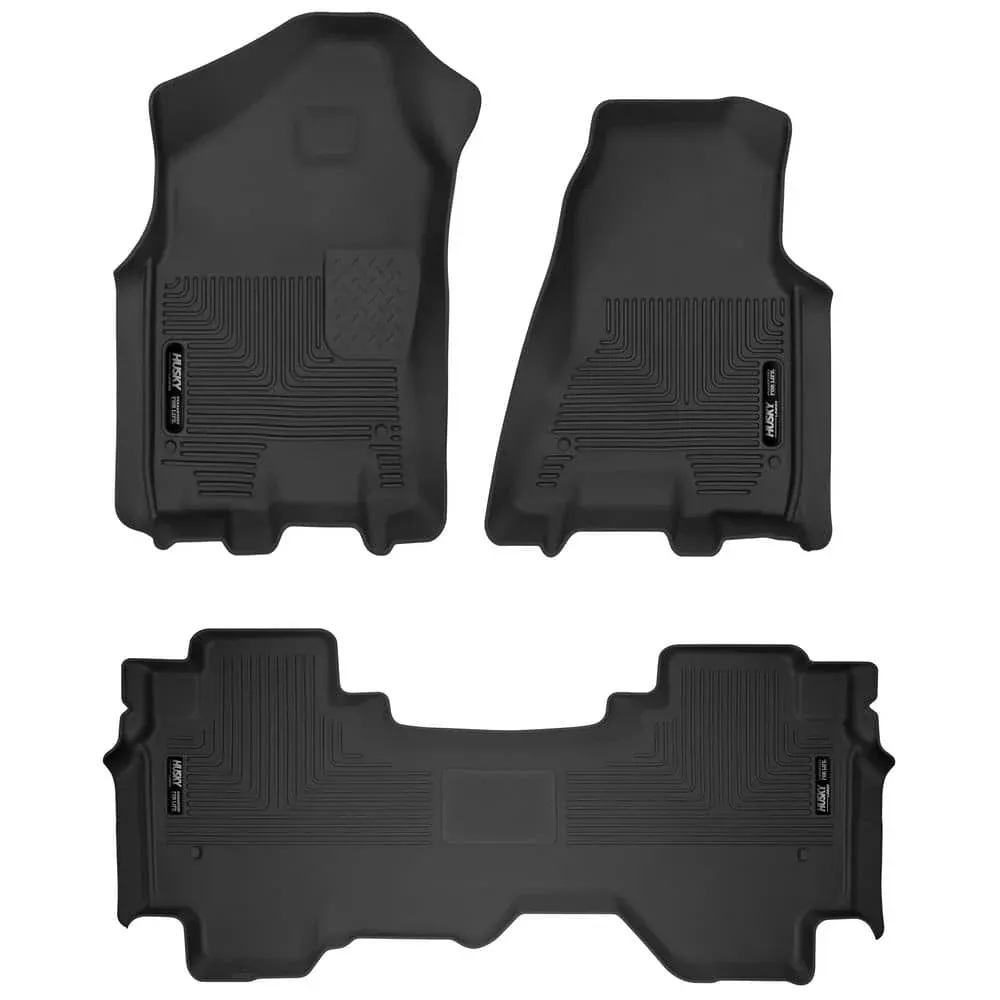 X-ACT FRONT & REAR FLOOR LINERS 19-24 RAM 1500 QUAD CAB-53698