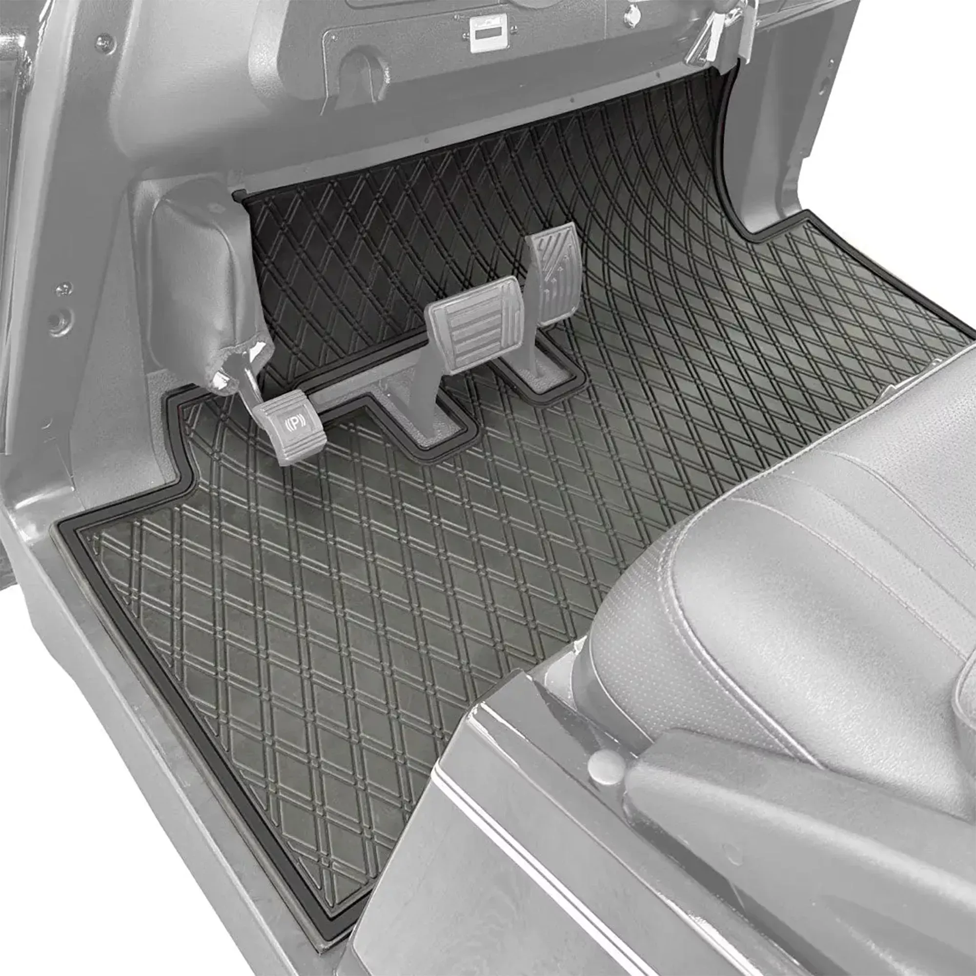 Xtreme Mats Full Coverage Golf Cart Floor Mat – Bintelli Beyond | All Black