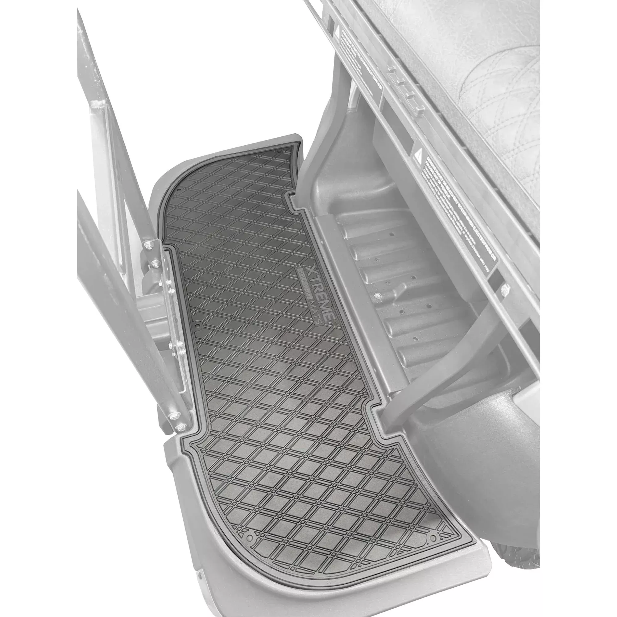 Xtreme Mats Full Coverage Rear Seat Floor Mat – Bintelli & Atlas | Black & Gray Trim