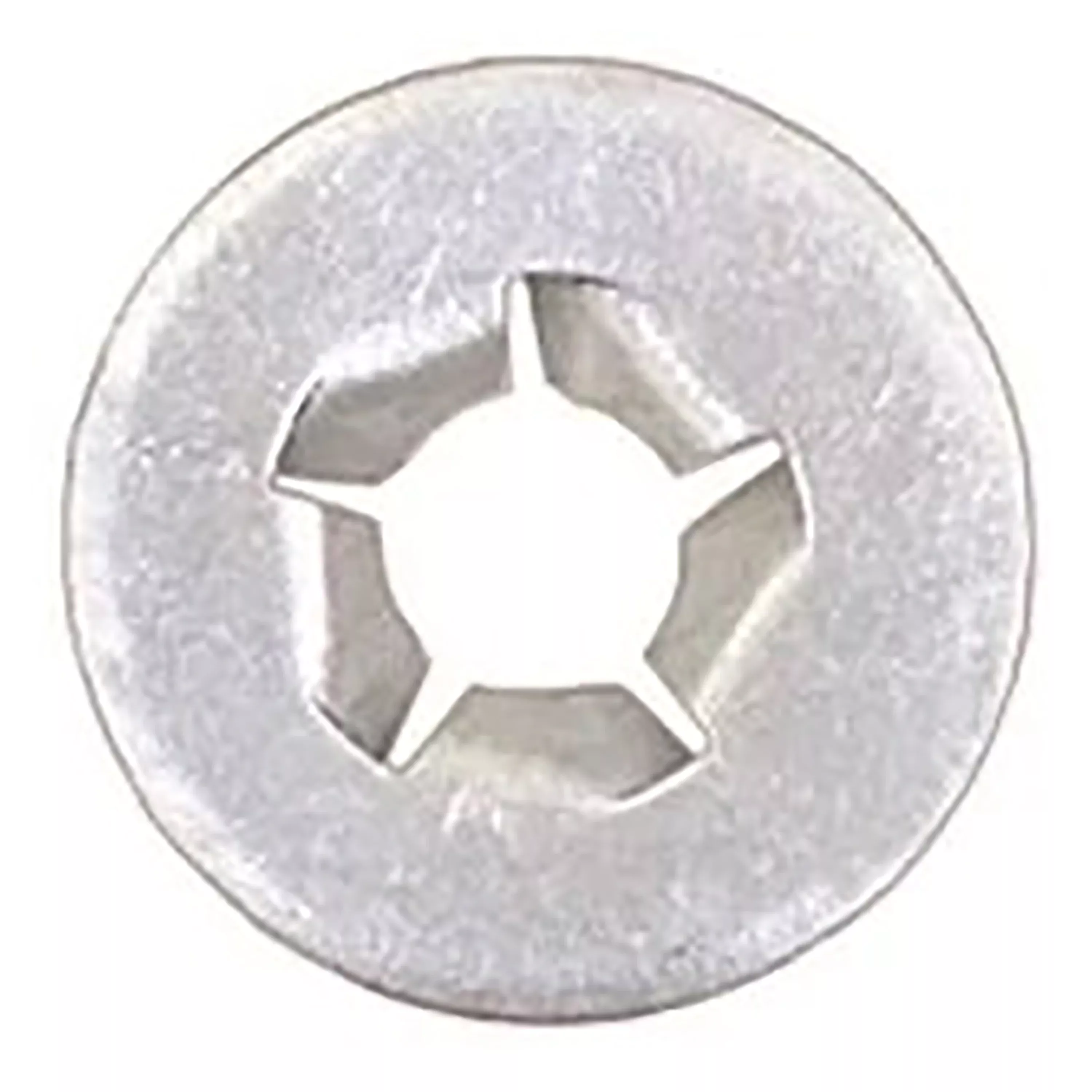 Zinc Push On Bolt Retainers - 6 - 1.0 MM Screw Size - 17 MM O. D. Flange - 100 Pack